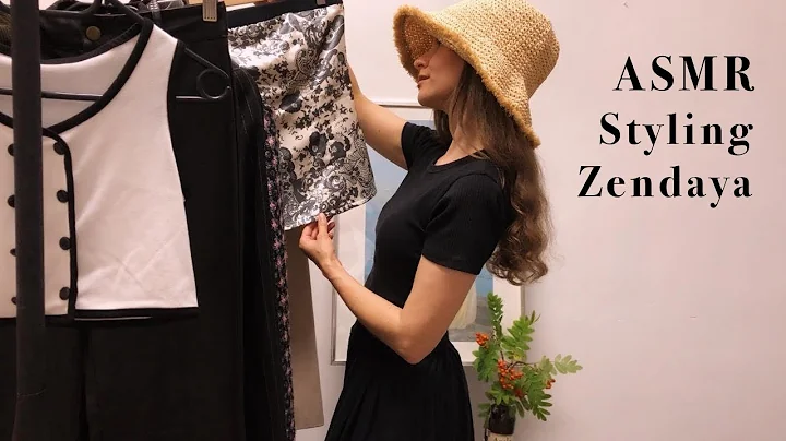 ASMR Styling Zendaya Roleplay 👒 Lint Rolling and Folding Clothes 👒 Soft Spoken and Whisper 👒