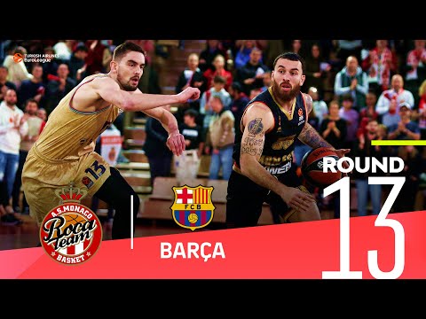 Barca locks down host Monaco! | Round 13, Highlights | Turkish Airlines EuroLeague