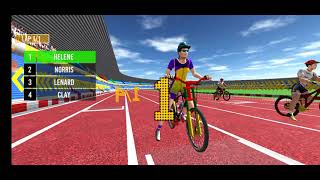 BMX Bicycle Rider - PvP Race: Cycle racing games Brave Jackals Gameplay screenshot 3