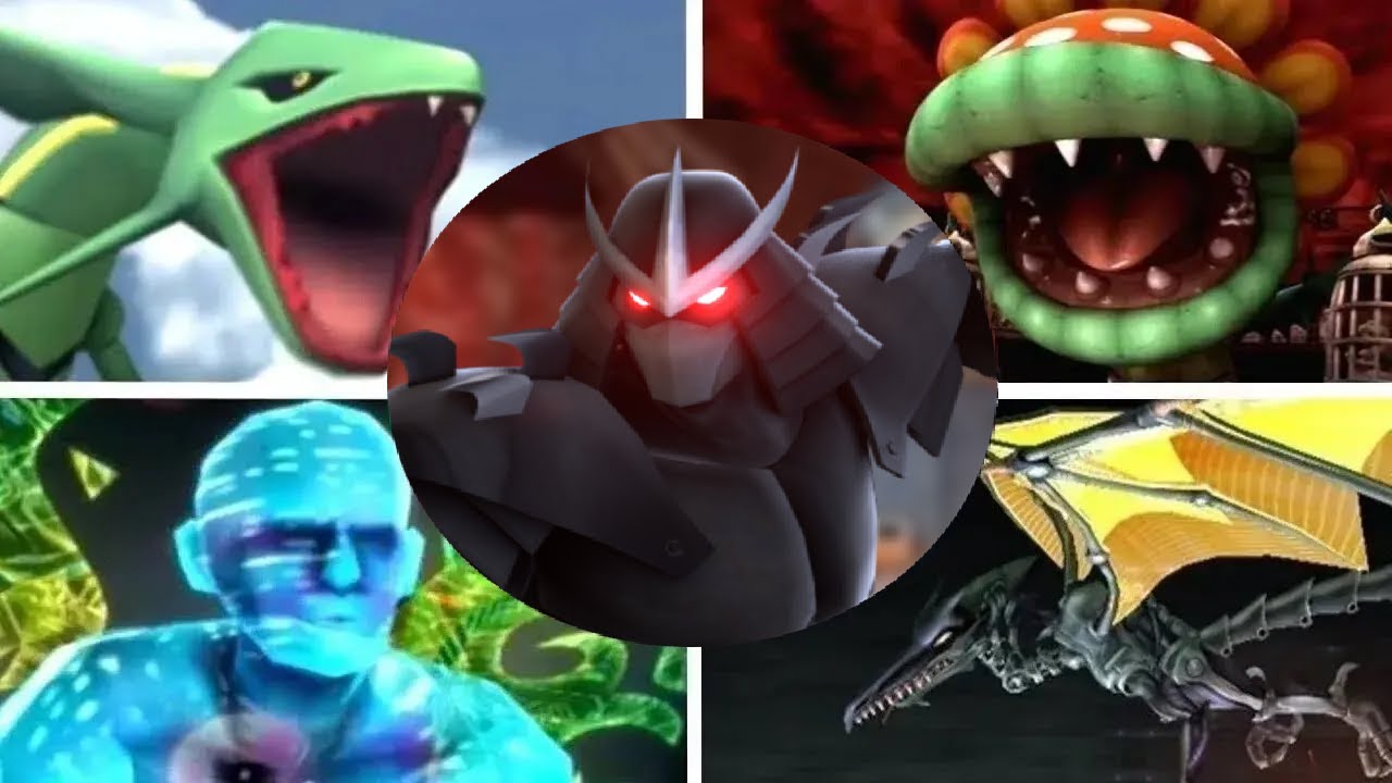 Shredder vs All Bosses (Super Smash Rex)