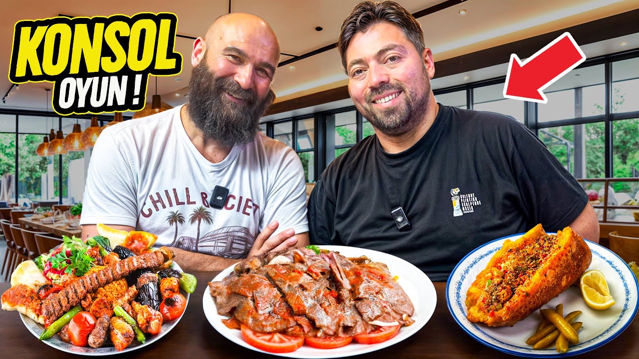 KONSOL OYUNUN SEVDİĞİ YEMEKLERİ YEDİK! @konsoloyun