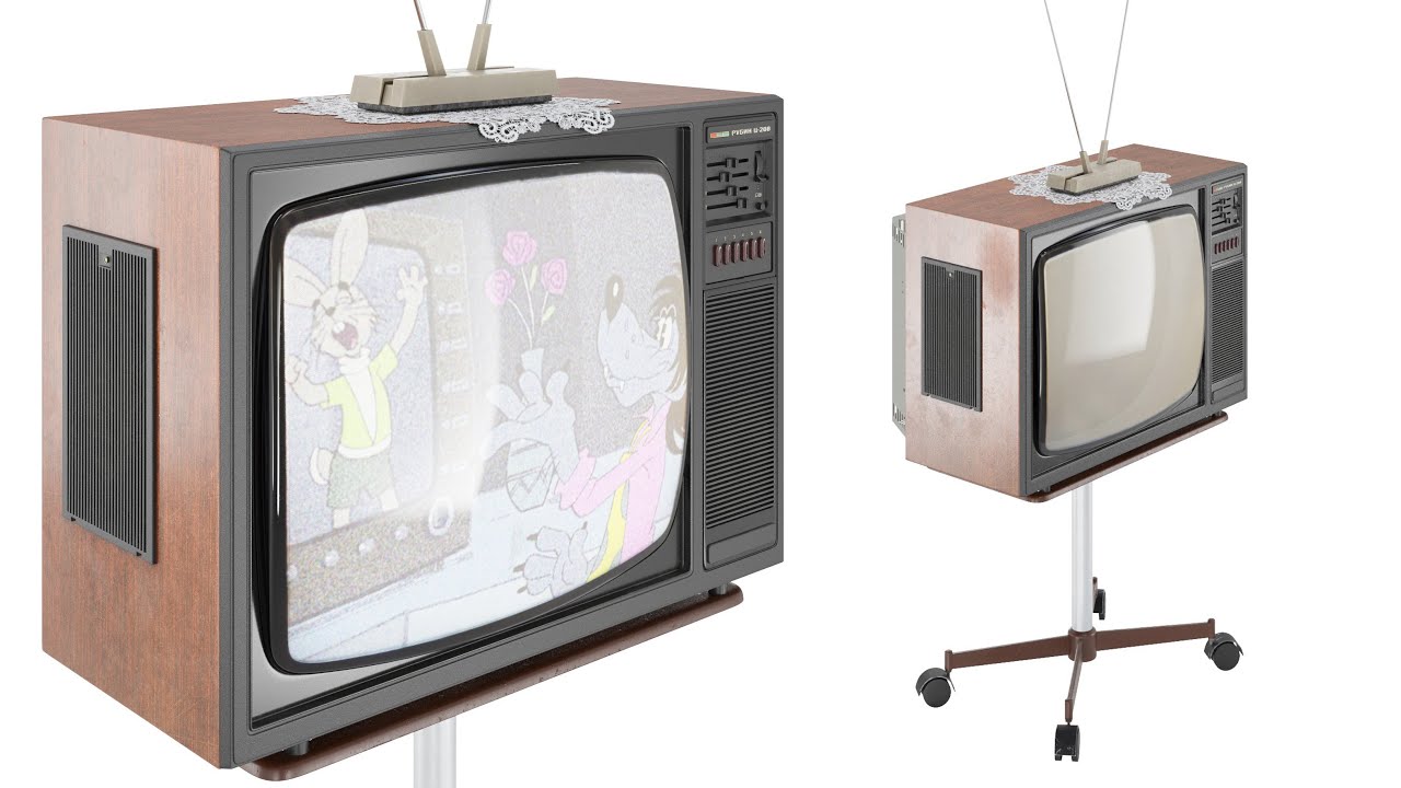 Color TV Rubin С-208 - YouTube
