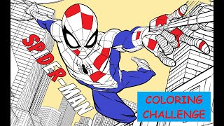 Amazing Spider-Man Coloring Challenge screenshot 1