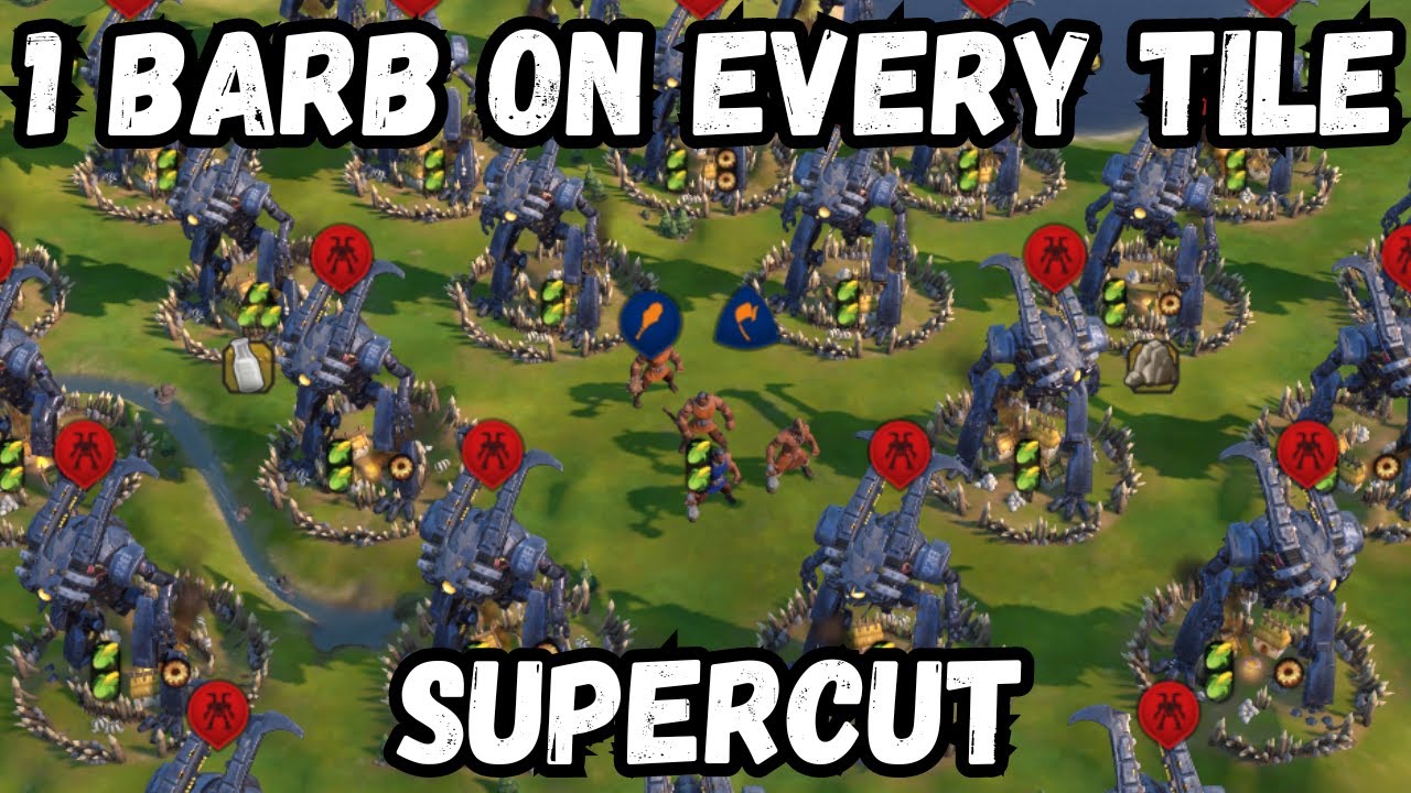 I Place A Barbarian Giant Death Robot On EVERY TILE