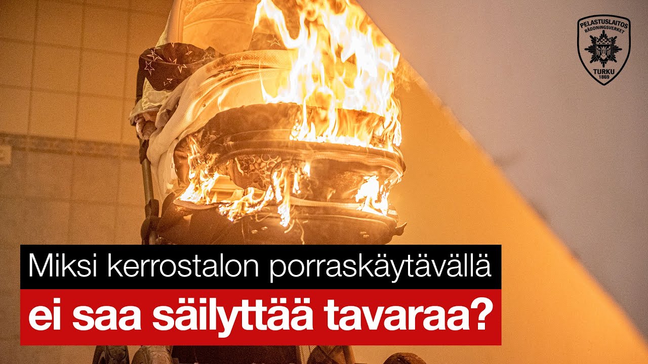 Miksi kerrostalon porraskäytävällä ei saa säilyttää tavaraa?
