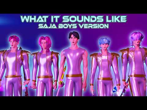 What It Sounds Like (Saja Boys Version) | KPop Demon Hunters Animation |【Male Cover Milkyy &amp; Fortic】