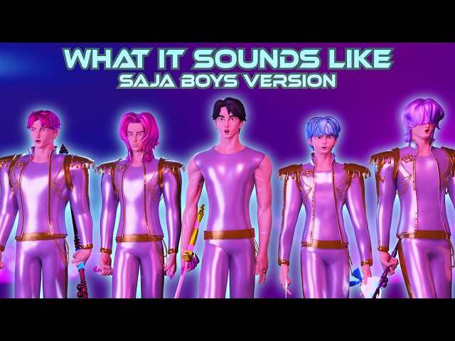 What It Sounds Like (Saja Boys Version) | KPop Demon Hunters Animation |【Male Cover Milkyy & Fortic】