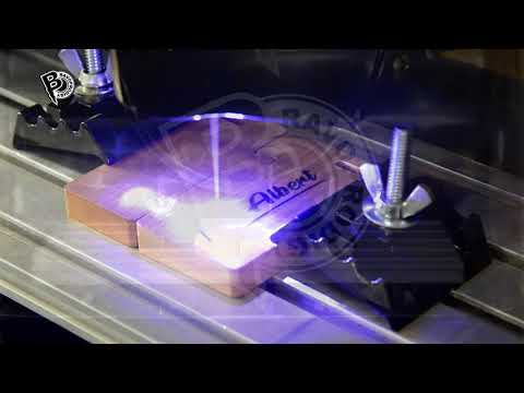 Laser Engraving with Bravoprodigy BE2216 Engraver-Luggage tag