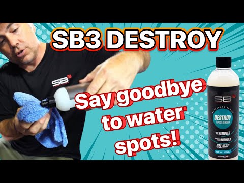 How to use SB3 Coatings Destroy Water Spot Remover| Serving the Killeen/Ft Hood/Copperas Cove/ Areas