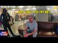 Tough Guy Steps Up To Airport Police Before BIG Surprise!