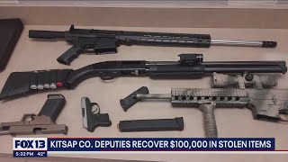 Over $100k worth of stolen items recovered from Kitsap County | FOX 13 Seattle