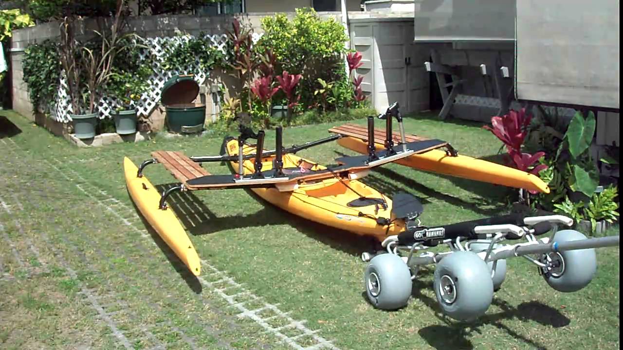 diy kayak cart - youtube