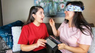 Blindfold makeup challenge | چاڵنجی مکیاج کردن بە چاو بەستراوی | Kurdish Vlog