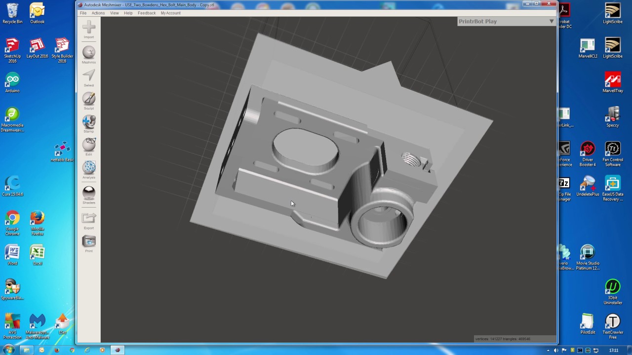 Repair STL with MeshMixer. A good method I think YouTube