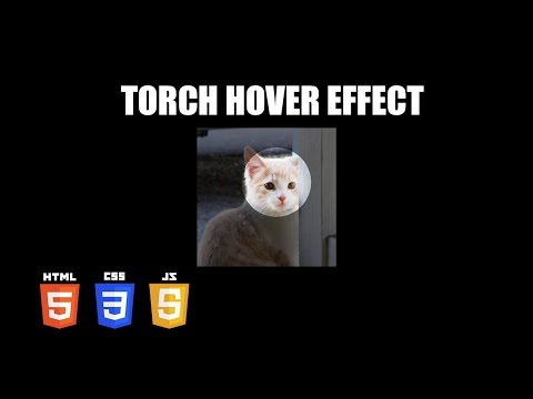 Torch Hover Effect | HTML, CSS & JS Tutorial