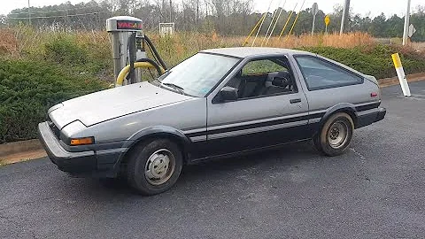 Corolla SR5 startup and drive