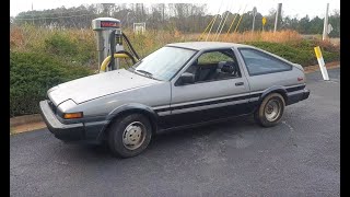 Corolla SR5 startup and drive