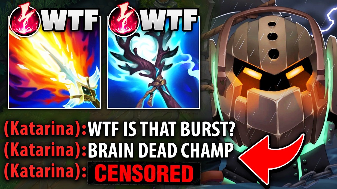 I Made this Katarina go 0/19 with my AP Nautilus Mid... (SHE HAD A MENTAL BREAKDOWN)