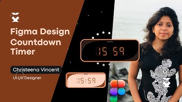 Design Like pro | How to Create a Digital #Countdown timer using #Figma #Variable