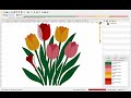 FLEURS DECORATIVES - Motifs de broderie machine