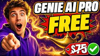 Get Genie AI PRO FREE ($75 Value)  This Code Actually Works