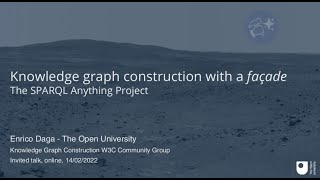 W3C Community Group on Knowledge Graph Construction - SPARQL Anything Presentation