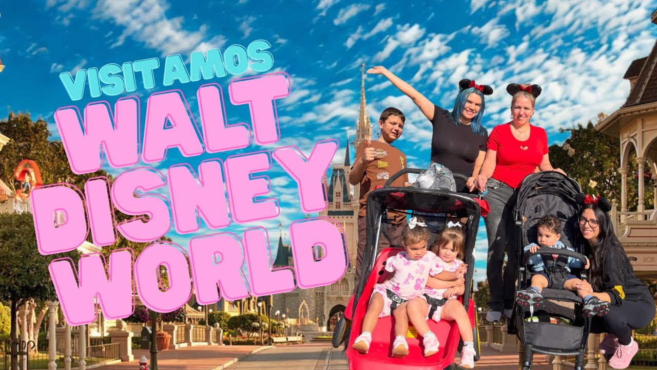 Magic Kingdom en familia 🎢 Disney World, primera vez de las twins, recuerdos para siempre. 