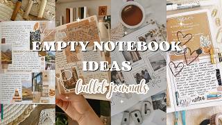 40+ Empty Notebook Ideas
