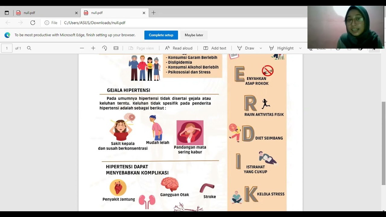 Penyampaian Media Poster   HIPERTENSI