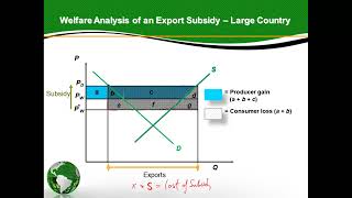 Export Subsidy in a Large Country | Welfare Loss & Terms of Trade Effects Explained