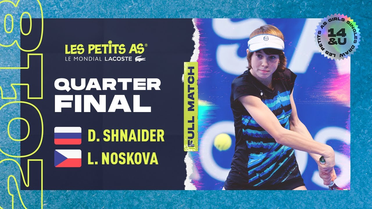 Les Petits As 2018 | Girls Quarter Finals | Diana Shnaider vs. Linda Noskova