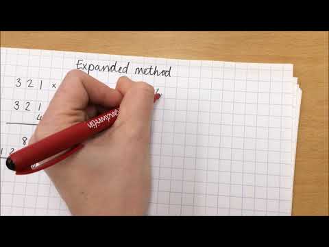 Expanded method of multiplication