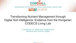 [CORDiALL Conference] 16th April 2026 - Gergely Csima