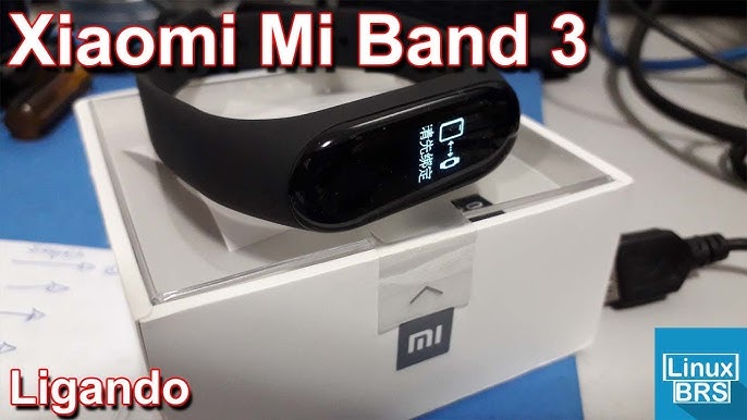 Relógio SmartWatch XIAOMI MI BAND 3 PRETO - MIXMEX