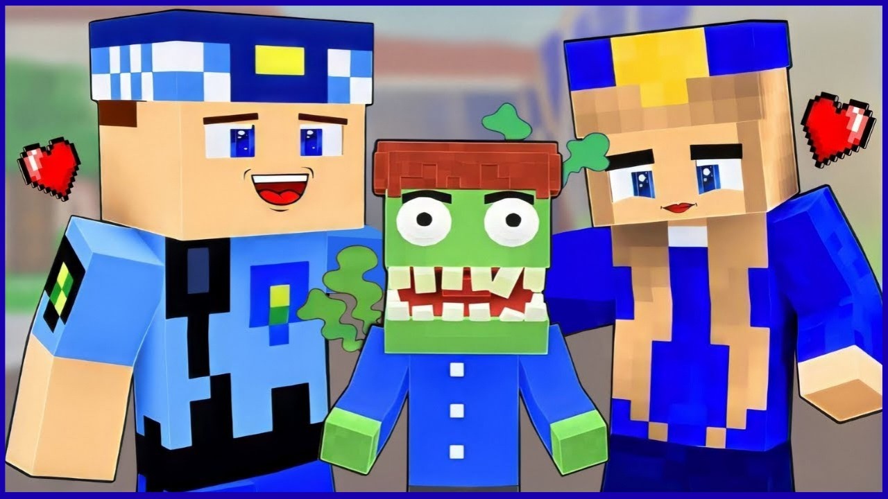 KEREM KOMİSER VE ASLI POLİS ÇÖPÇÜYÜ EVLAT EDİNDİ 😂 - Minecraft