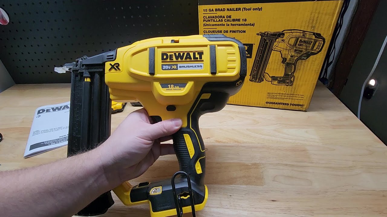 Dewalt Guaranteed tough. Brad Nailer Kit, 18Ga