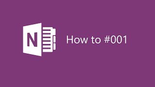 OneNote 2016 Tips #001 Creating a Class Notebook