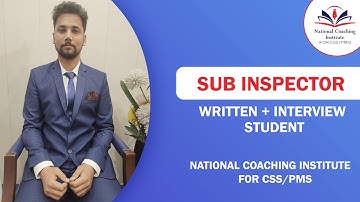 ~ FIA/Sub-Inspector/Assistant Sub-Inspector Interview Preparatory Session