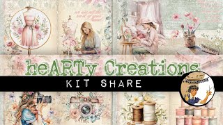 KIT SHARE // Rach and Bella Crafts & Scrapbooking with ME Collaboration Details// #heartycreations24