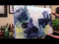 Abstract Painting Techniques using Acrylics (Timelapsed Demonstration)