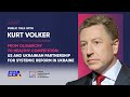 Online Public talk with Kurt Volker: From oligarchy to healthy competition: US and Ukrainian partner