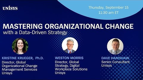 Mastering Organizational Change with a Data-Driven Strategy