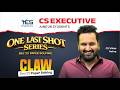 Company Law Dec 25 Paper Solving | One Last Shot Revision for CS Executive June 26 | CS Vikas Vohra