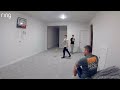Basketball Block Puts Huge Hole in Wall