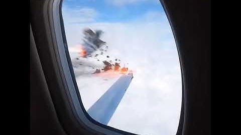 CGI on tiktok: Airplane crash