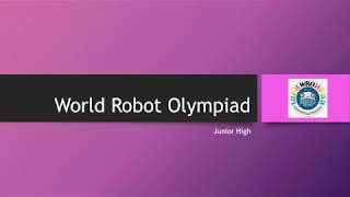World Robot Olympiad 2020 Junior High