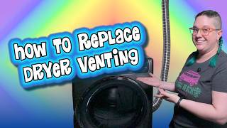 How to Replace Dryer Venting (and why its important!)  #Dryer #DryerVenting #FirePrevention