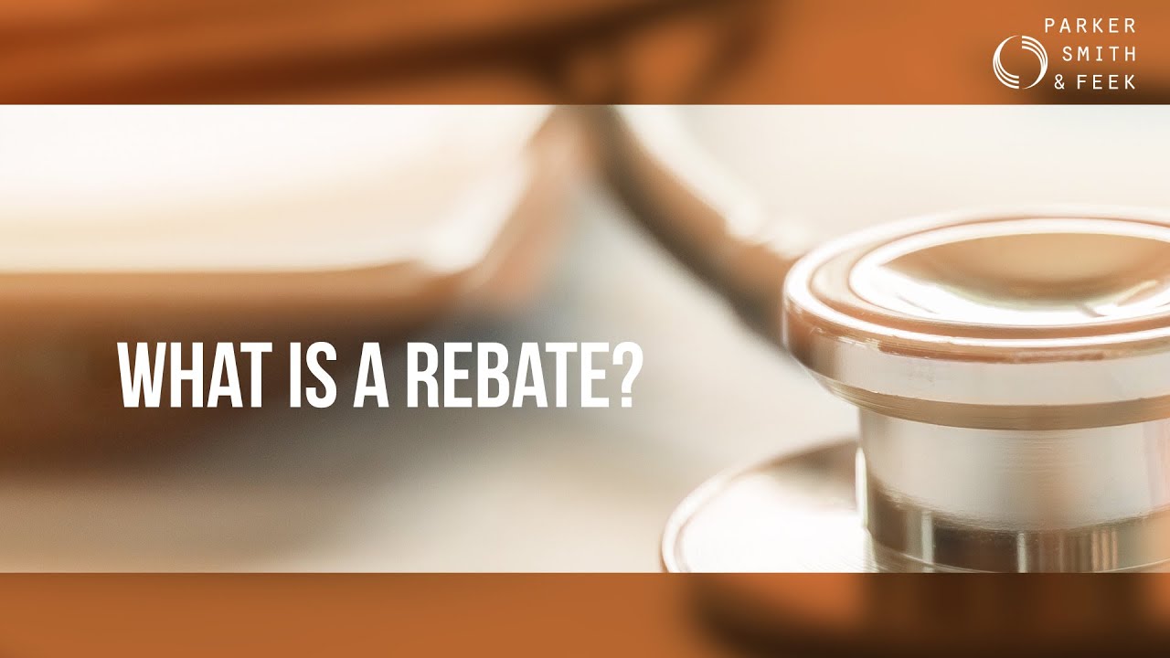 What Is A Rebate Check
