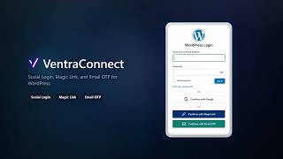 VentraConnect - Social Login, Magic Link & Email OTP for WordPress