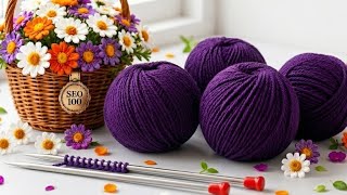 So Easy! Knitting Lovers, This Way! You Must Try This Pattern! knitting
